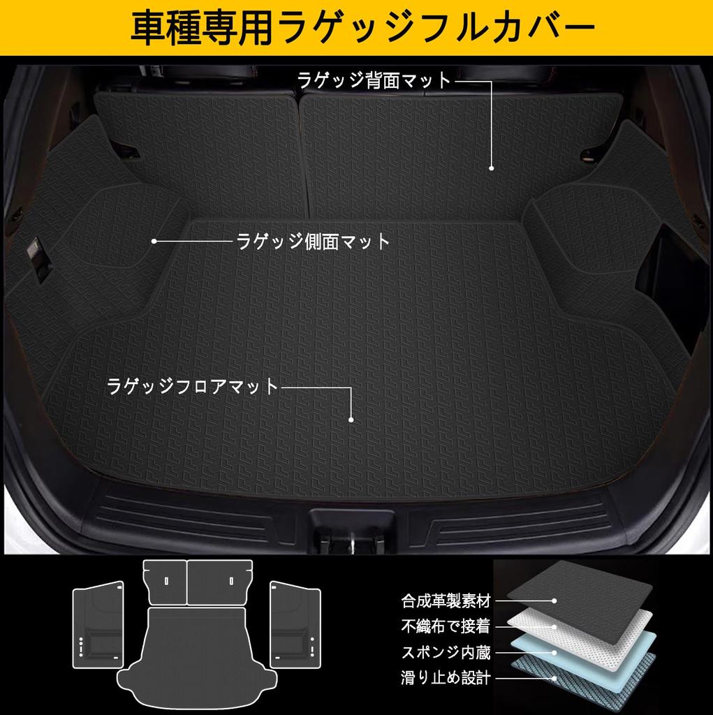 RAWAKORW Forester SK Series Luggage Trunk PU Leather Cargo Side Back Full Stain Resistant Mat, Mat, Material, Covers, Covers, Coverage, Waterproof,