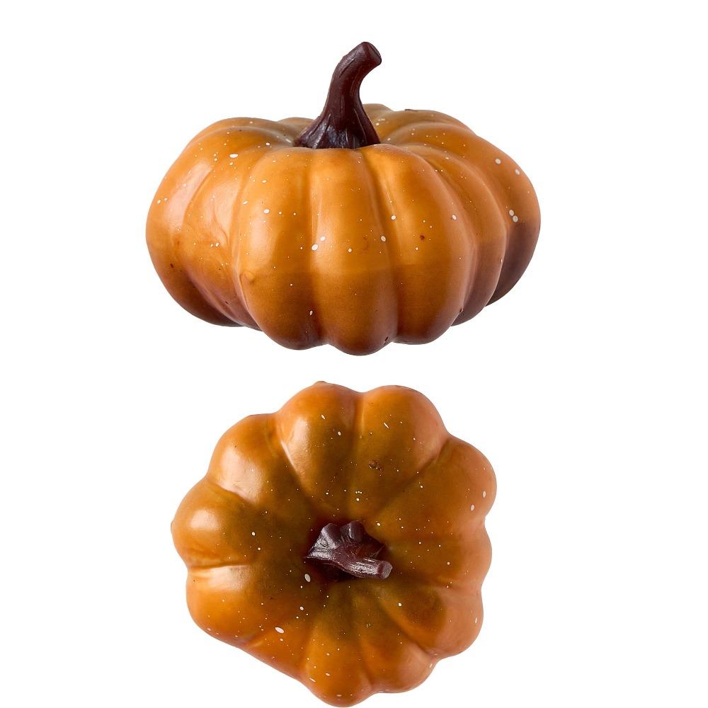 6PCS Autumn Harvest Halloween Artificial Pumpkin 1/9PCS Fake Pumpkin Garden Decoration