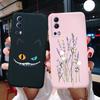 Для vivo Y72 5G Чехол Мягкий ТПУ Силикон Милый Мультяшный Чехол Задняя Крышка Телефона для vivo Y72 5G V2041 Чехол Fundas Coque Etui Бампер