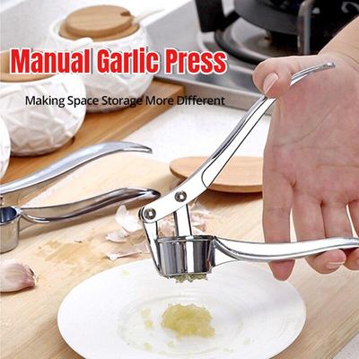 Чеснокодавиалка из нержавеющей стали Чеснокодавка из нержавеющей стали Кухонные принадлежности Многофункциональный экструдер Ручная мельница для имбиря и инструмент