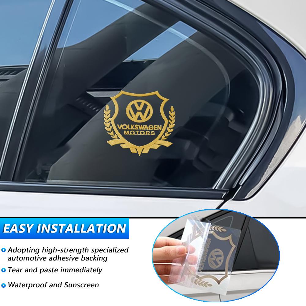 Car Nickel Metal Sticker Body Window Trunk Decor Decal Accessories for Volkswagen VW Golf Polo Touran Tiguan GTI Touareg Passat zk6