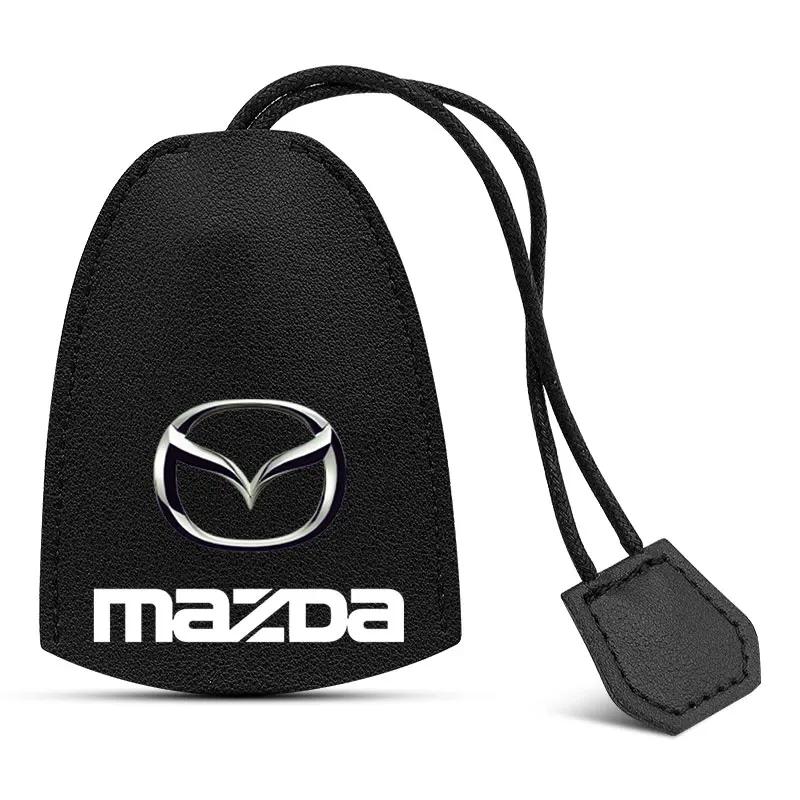 Кожаный чехол-оболочка для автомобильного ключа Брелоки для ключей автомобиля Для Mazda Speed MS 2 3 5 6 7 323 RX8 Axela Atenza CX-3 CX-4 CX-5 CX-8 Аксессуары