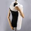 Party Luxury Wraps Shawl Thick Fluffy Ladies Neck Warmer Muffler Fake Fur Long Scarf  For Women Men