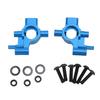 2PCS Front Steering Cup Replacement for 4 TEC DRIFT 1 10 Scale RC Car Aluminum Alloy 10537 Steering Spare Parts Blue