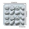 Reusable 3D Nut Silicone Mold with Heat Resistance Perfect for Confectionery Baking