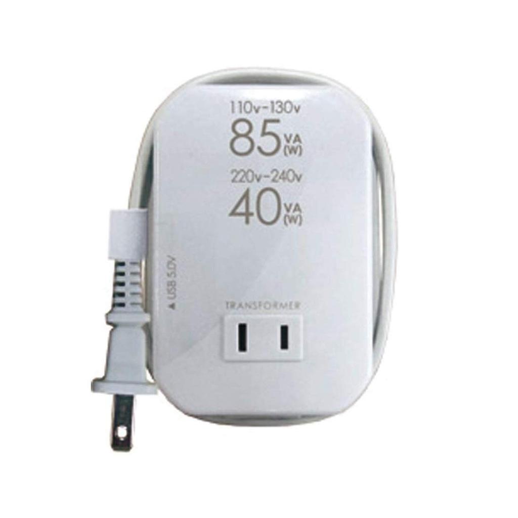 Тонкий трансформатор Kashimura для использования за рубежом с выходным разъемом USB AC110V 130V AC220V 240V 40W Основной блок питания вилка A вилка выходная розетка типа A