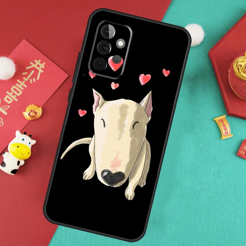 Чехол для собаки Английский бультерьер для Samsung Galaxy A56 A36 A26 A16 A06 A13 A33 A53 A15 A35 A55 A34 A54 A12 A32 A52 A17