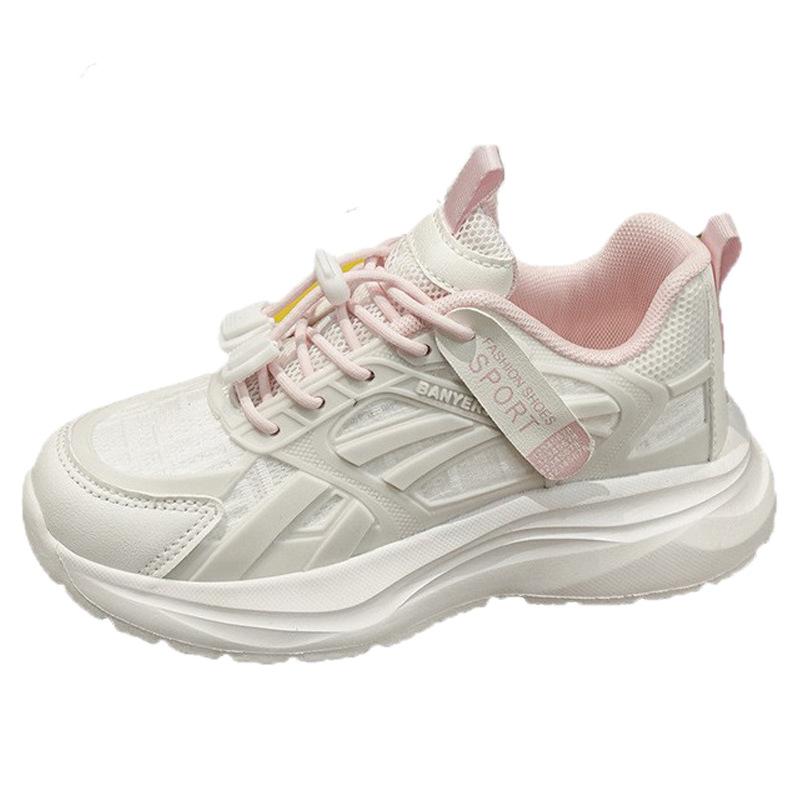 Girls' athletic sneakers2026New spring collection: breathable running shoes for kids, popular style for girls, suitable for elementary school