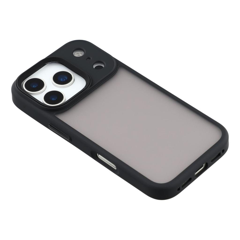 For iPhone 17 Pro Case Shockproof TPU+PC Phone Back Cover with Metal Buttons