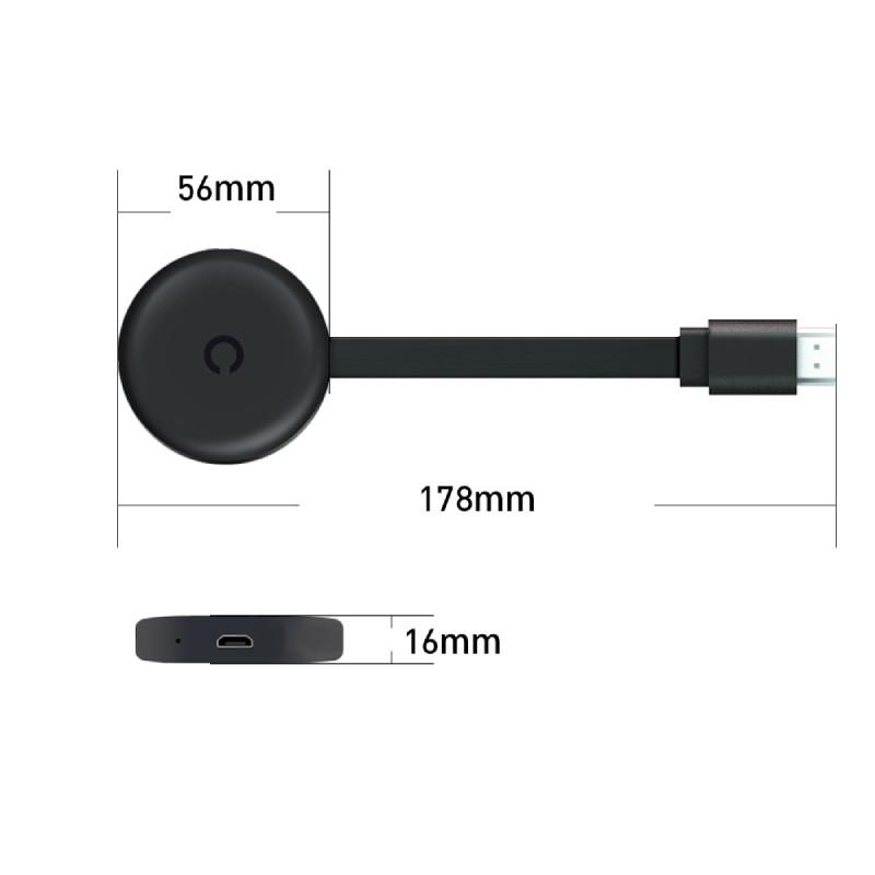 Google Chromecast 3 Wireless Hdmi Screen Mirroring Device Mobile Tv Projection For Home Theater And Office Use