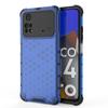 Shockproof Transparent Case For Xiaomi Poco M4 Pro 4G Honeycomb Armor Clear Case For Poco M4 Pro Case Cover For Poco M4 Pro 4G