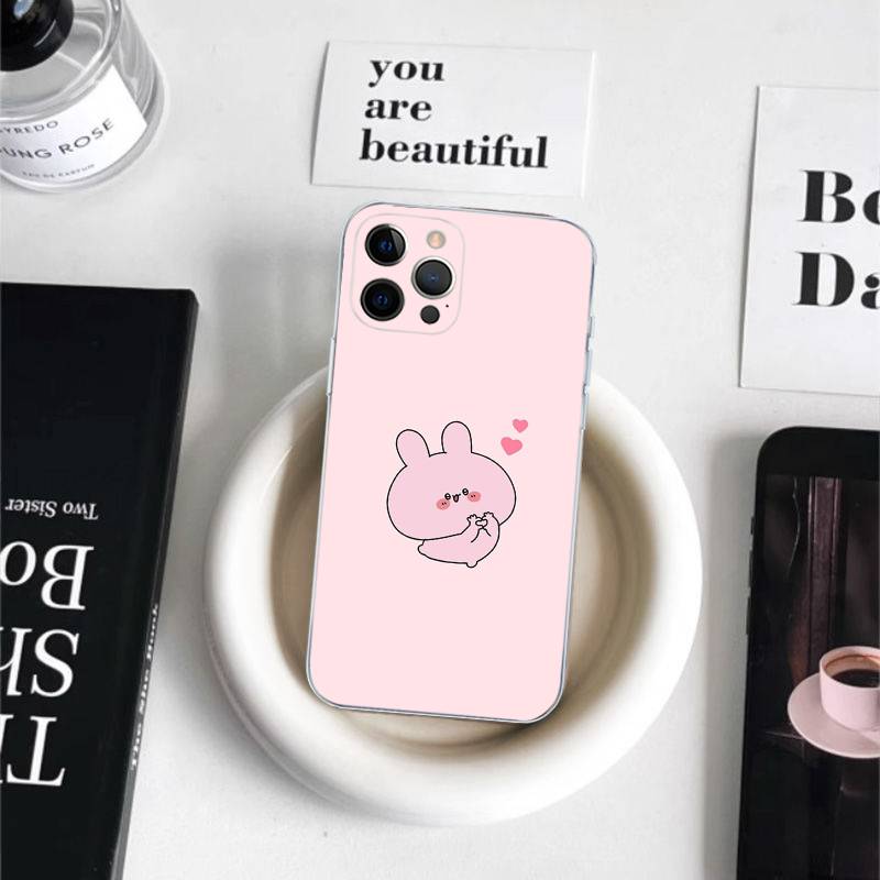 Мультяшный чехол для телефона A-Asamimichan для iPhone 17 16 14 11 12 13 15 Pro Max 14 Plus 17 Air