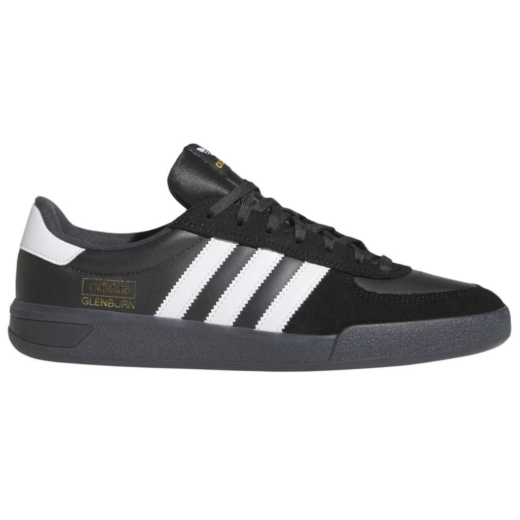 adidas Originals Glenburn Удобная посадка Прочная поддержка Кеды для скейтбординга Унисекс Кеды для скейтбординга Черные KJ5045