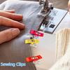 30PCS Assorted Colors Sewing Clips Plastic Crocheting Clips Mini Knitting Clips  Crafting Tools