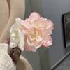 Sweet Peony Flower Hair Clips Seaside Holiday Style Claw Clip Fashion Flower Hairpins  Woman