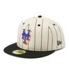 New Era 59FIFTY Oatmeal Size 7 NEYMET OATMEAL HEATHER BLACK Cap, 3/8, 5950,