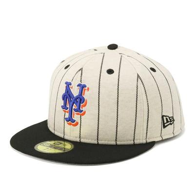 59FIFTY Овсяный Размер 7 НЕМЕТ ОВСЯНЫЙ МЕЛАНЖ ЧЕРНЫЙ Кепка, 3/8, 5950,