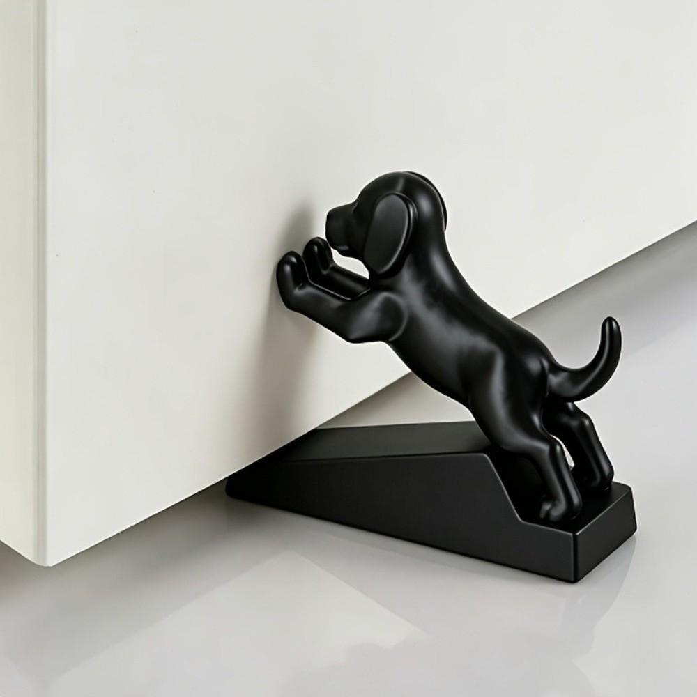 Thickened Puppy Door Stopper Non-Slip Cat Door Holder Dog-Shaped Door Wedge Pet-Friendly