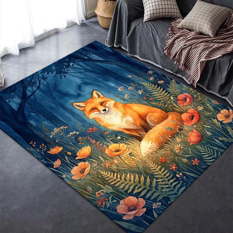 2025 New Healing animals Carpet Rug for Living Room Bedroom Home Sofa Decoration,Kids play Non-slip Floor Mat