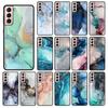Синий мраморный чехол для телефона Samsung Galaxy S22 S20 Ultra S20 S22 Plus S21 S10 S9 S8 Plus S10E S20 FE