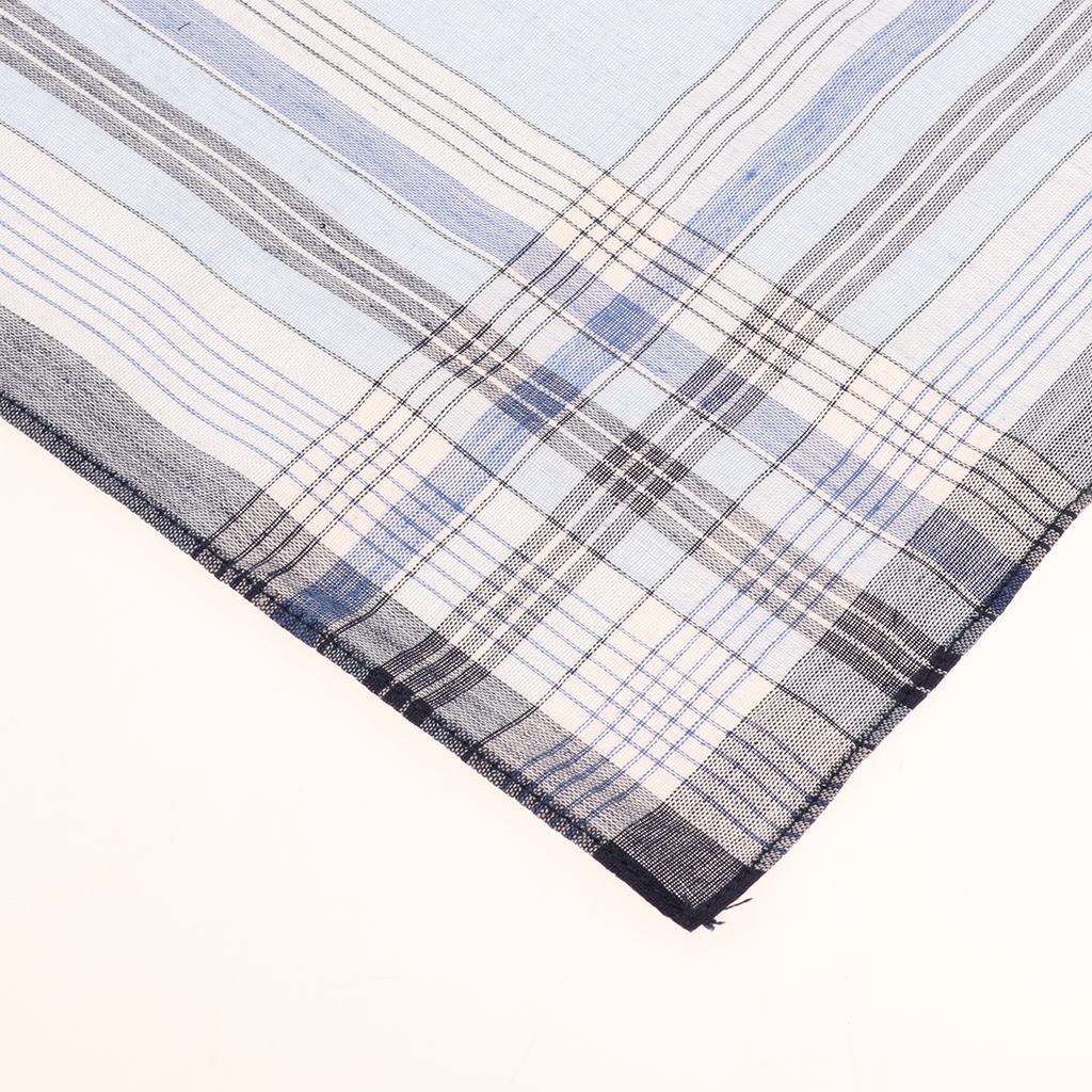 10 шт., хлопковый плед, мужской носовой платок, квадратные декоративные костюмы, носовой платок в сетку