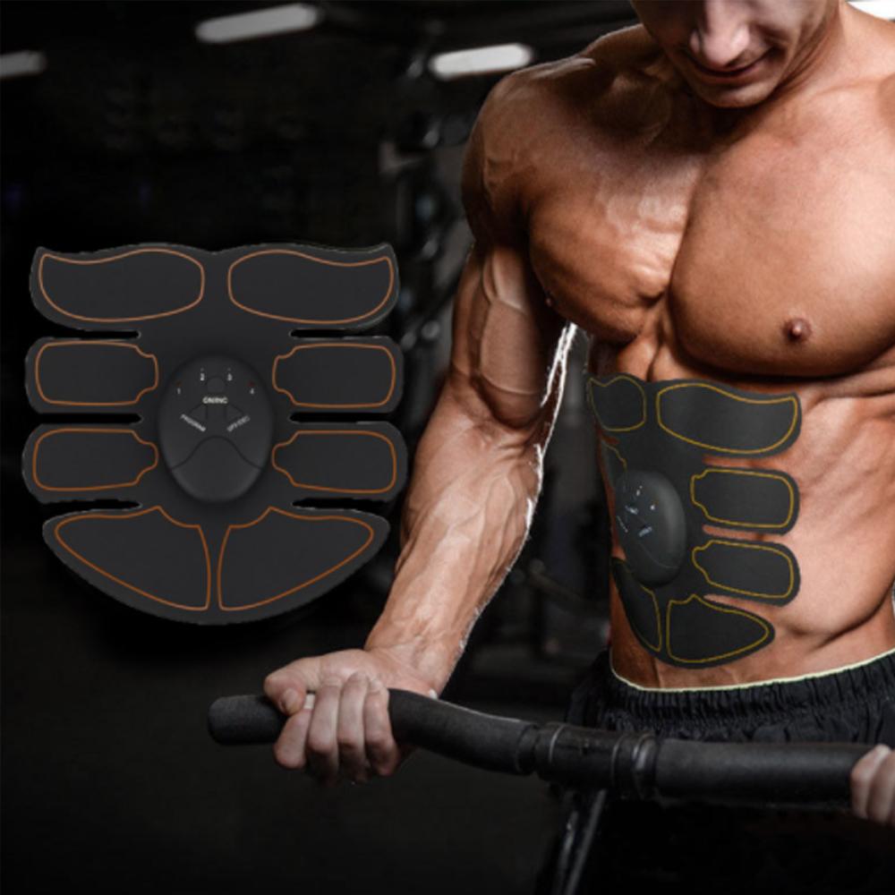 Смарт-EMS наклейка для тренировки мышц живота, массажер для мышц рук, тренажер для похудения, бодибилдинг, фитнес