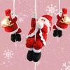 Merry Christmas Hanging Santa Claus Climbing Rope Doll Pendant Christmas Tree Ornament Xmas Decorations