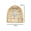 Ceiling Pendant Lamp Shade Made of Wicker for Lamp, Hanging Floor