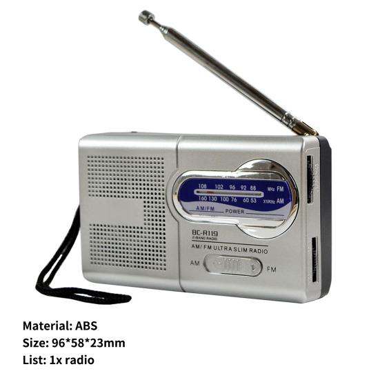 Relieve Boredom Stable Signal Radio Receiver Excellent Elderly Retro FM World Pocket Player