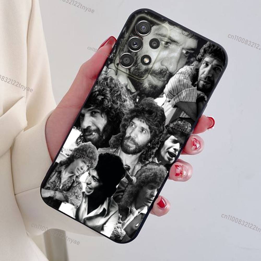 Чехол для телефона C-Camaron De La Isla для Samsung S24,21,22,23,30,Ultra,20,Plus,Note,10,9, Черный мягкий силиконовый чехол