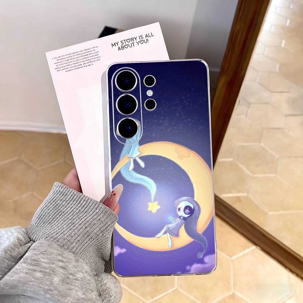 Astro Dandys Game World Phone Case For Samsung S25,S24,S21,S22,S23,S30,Ultra,S20,Plus,Fe,Note,10,9,5G Transparent Cover