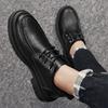 Fashion New Men Footwear Luxury Brand High Quality Oxford Shoes Men's Casual Lace Up Dress Shoes Genuine Leather Moccasins Office Shoes