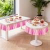 20PCS Tissue Paper Party Pink Tassel Garland Tassel DIY Paper for Party Decoration Birthday Banner Festivals Baby Showers 14inch