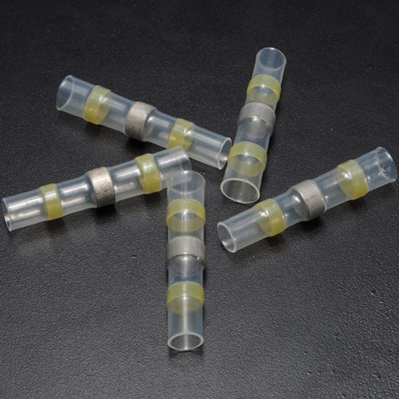 50 шт. изолированный кабель, паяные муфты, терминаторы, термоусадочные соединители, клеммы для электрических проводов