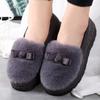 Autumn and Winter Fluffy Shoes Velvet Doudou Shoes Cotton Shoes Women's Shoes Casual Cotton Slippers Bag and Home Indoor Confinement Shoes