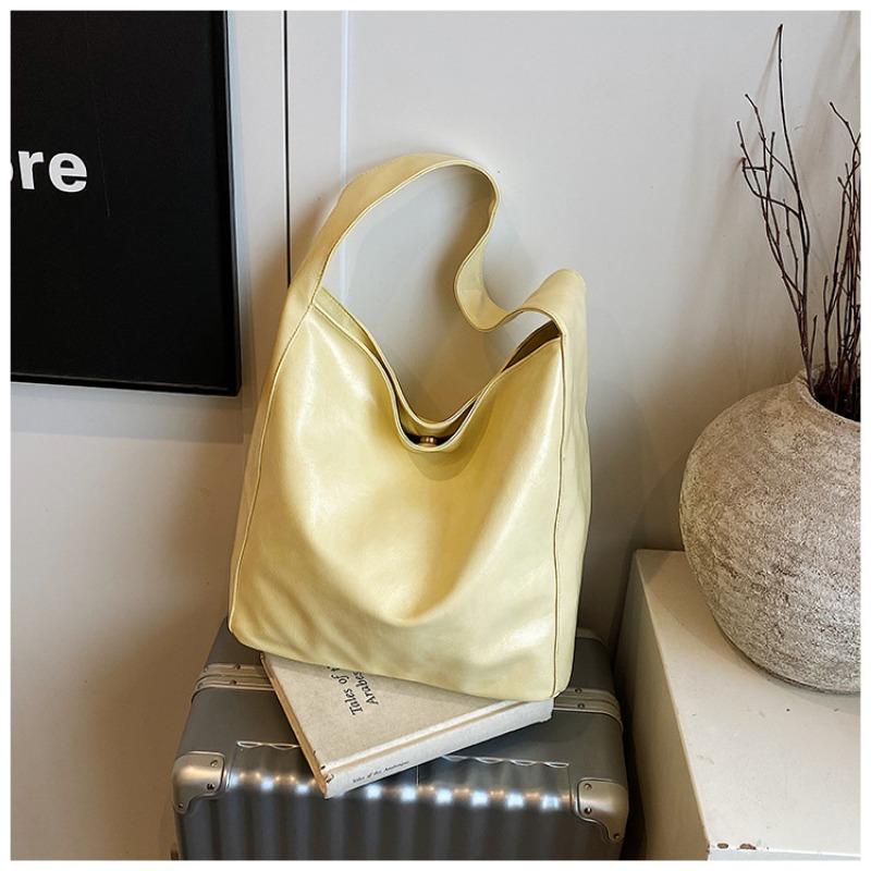 Вместительная женская новая модная и простая портативная наплечная сумка под мышкой, для поездок на работу, универсальная сумка-тоут