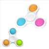 Fidget Toys Fidget Sensory Pop It Toy Push Pop Bubble Key Chain Spinner Simple Dimple Popit Fidget
