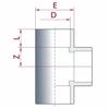 Té PVC-U - CEPEX - Muffe 40 mm PN16 - PVC-U rigide - Ø 40 mm - Collage étanche