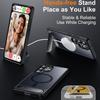 UYUXIO Magnetic Mobile Phone Case with Kickstand for Samsung Galaxy S26 S25 S24 S23 Ultra FE S22 Plus A16 A55 A56 Stand Cases