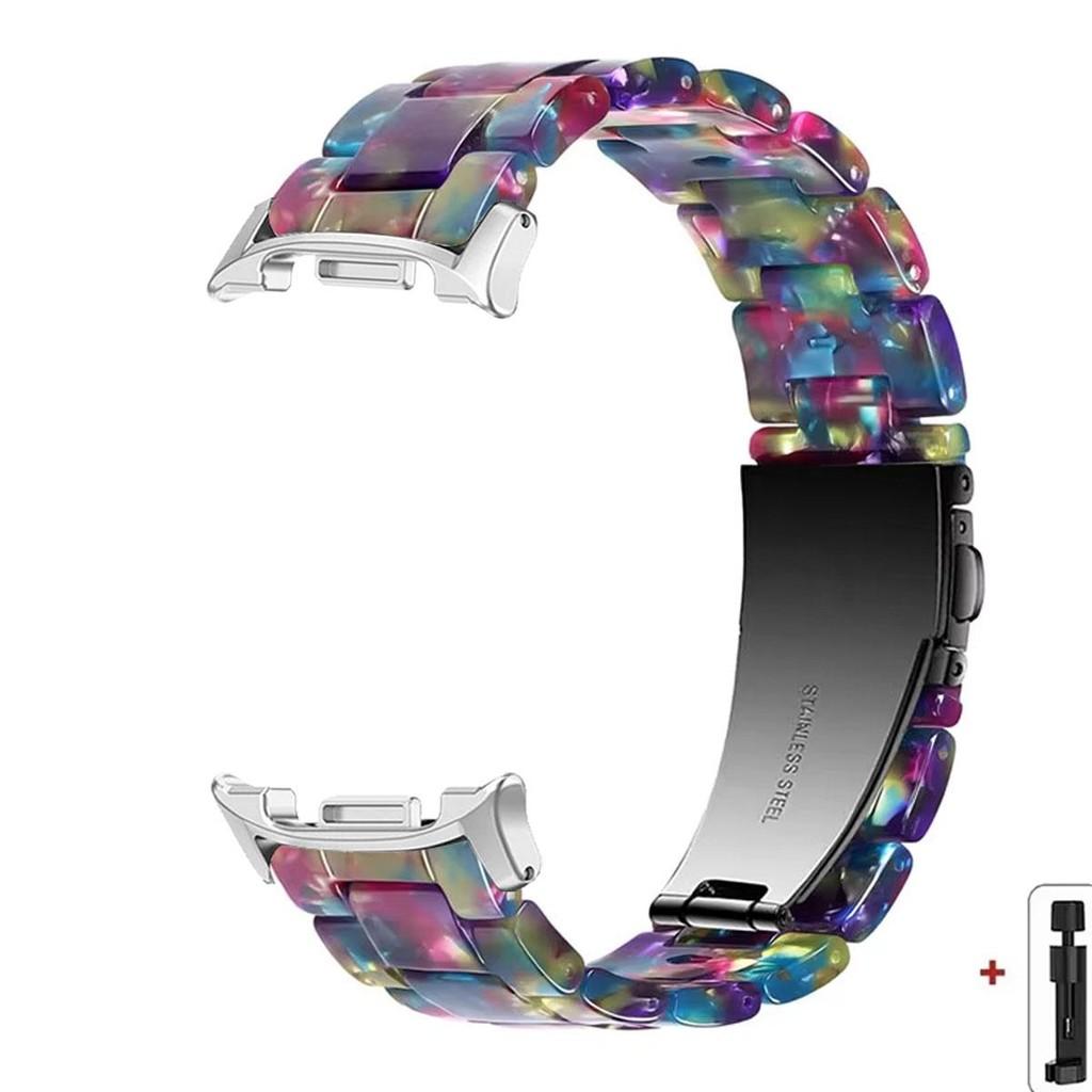 Colorful Resin Strap For Samsung Galaxy Watch 8 40mm 44mm 8 Classic 46mm Smart Watch Replacement Band For Galaxy Watch Ultra2025