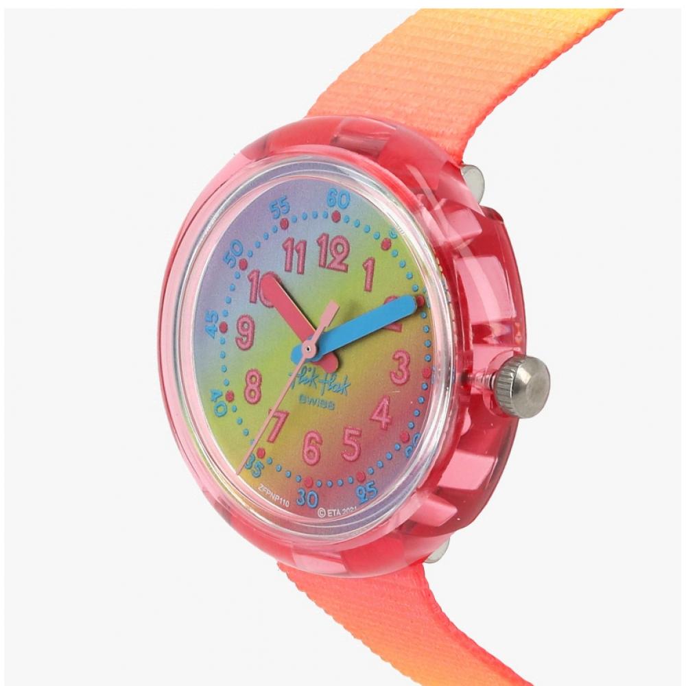 Flick Flack Fpnp110 Color My Life Shades Of Rainbow Kids Nato Watch