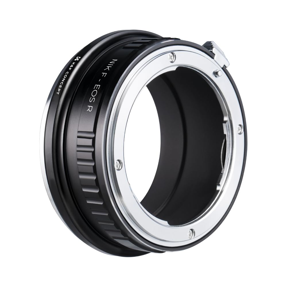CONCEPT Mount Adapter for Nikon Lenses to Canon EOS R Converts Nikon Lenses to Canon Lenses for Infinity Direct from the Manufacturer K&F F-Mount