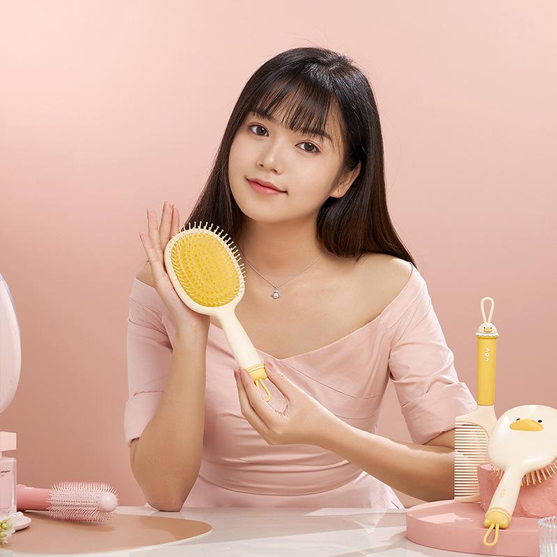 Расческа с воздушной подушкой, Идеальный инструмент для массажа длинных волос и завивки, Это бытовая электростатическая расческа для придания объема волосам с воздушной подушкой.