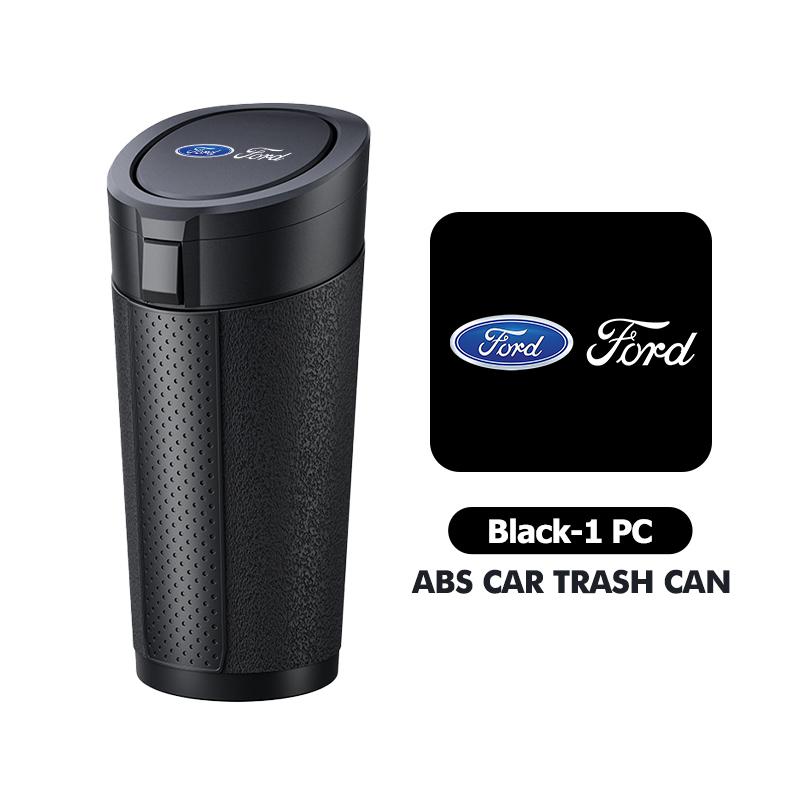 bldf8 Car Trash Can Durable Waterproof ABS Garbage Storage Box For Ford Fiesta Ranger Mondeo Escape Ecosport Fusion Explorer