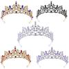 Bridal Luxury Retro Rhinestone Hair Crown Crown Hair Accessories Baroque Princess Ball Party Tiara Crown
