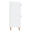 Sideboard with Drawers White 66 x 34.5 x 90 cm Particleboard