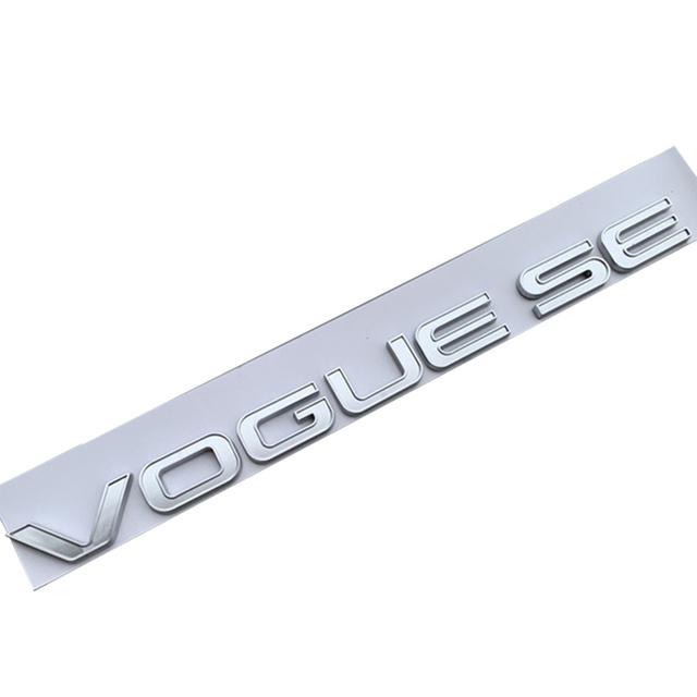3D ABS черный значок багажника автомобиля наклейка с буквами наклейка Voguese логотип эмблема для HSE SCV6 SDV8 автомобильные аксессуары