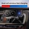 Dual Coil High Intelligent Mobile Phone/Pad Holder Magnetic Phone Holder for Car Auto Rotating Phone Holder Wireless Car Charger
