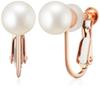 Earrings K10 Pink Gold Freshwater Pearl GJAE0201 PF [Official] [Vendome Aoyama]