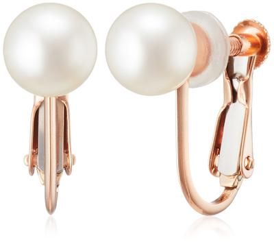 Серьги из розового золота K10 с пресноводным жемчугом GJAE0201 PF [Официальный] [Vendome Aoyama]